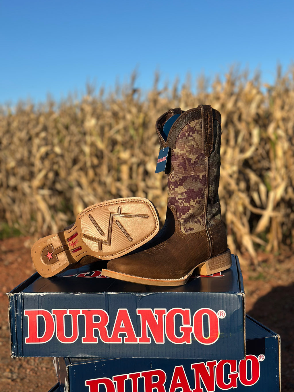 Bota Durango Rebel Pro+, Verde Militar — D0396