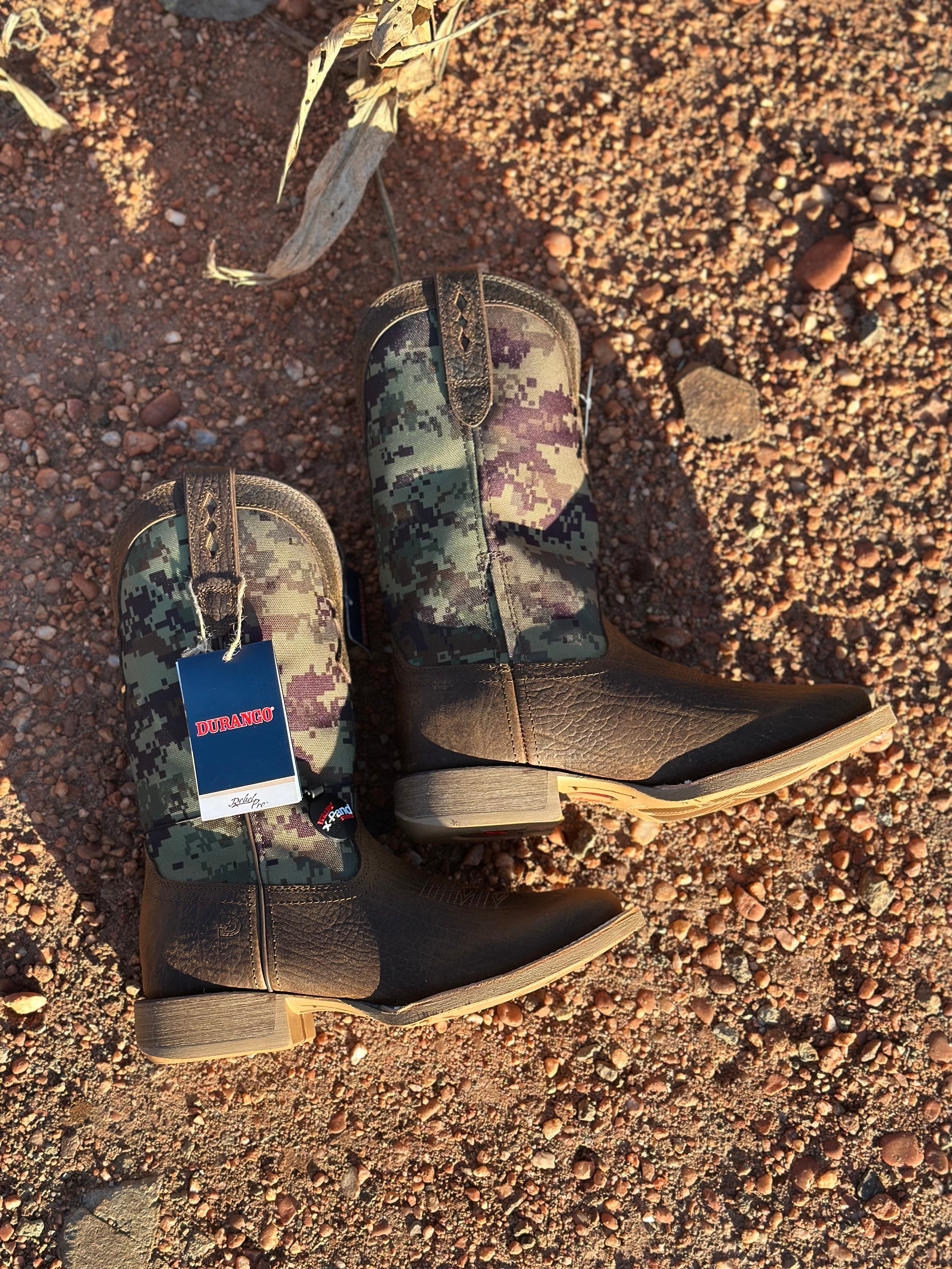 Bota Durango Rebel Pro+, Verde Militar — D0396