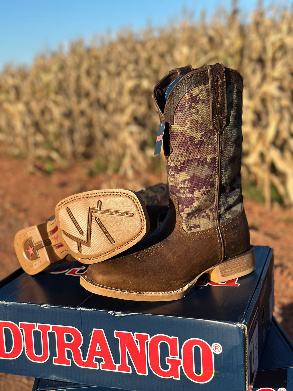 Bota Durango Rebel Pro+, Verde Militar — D0396
