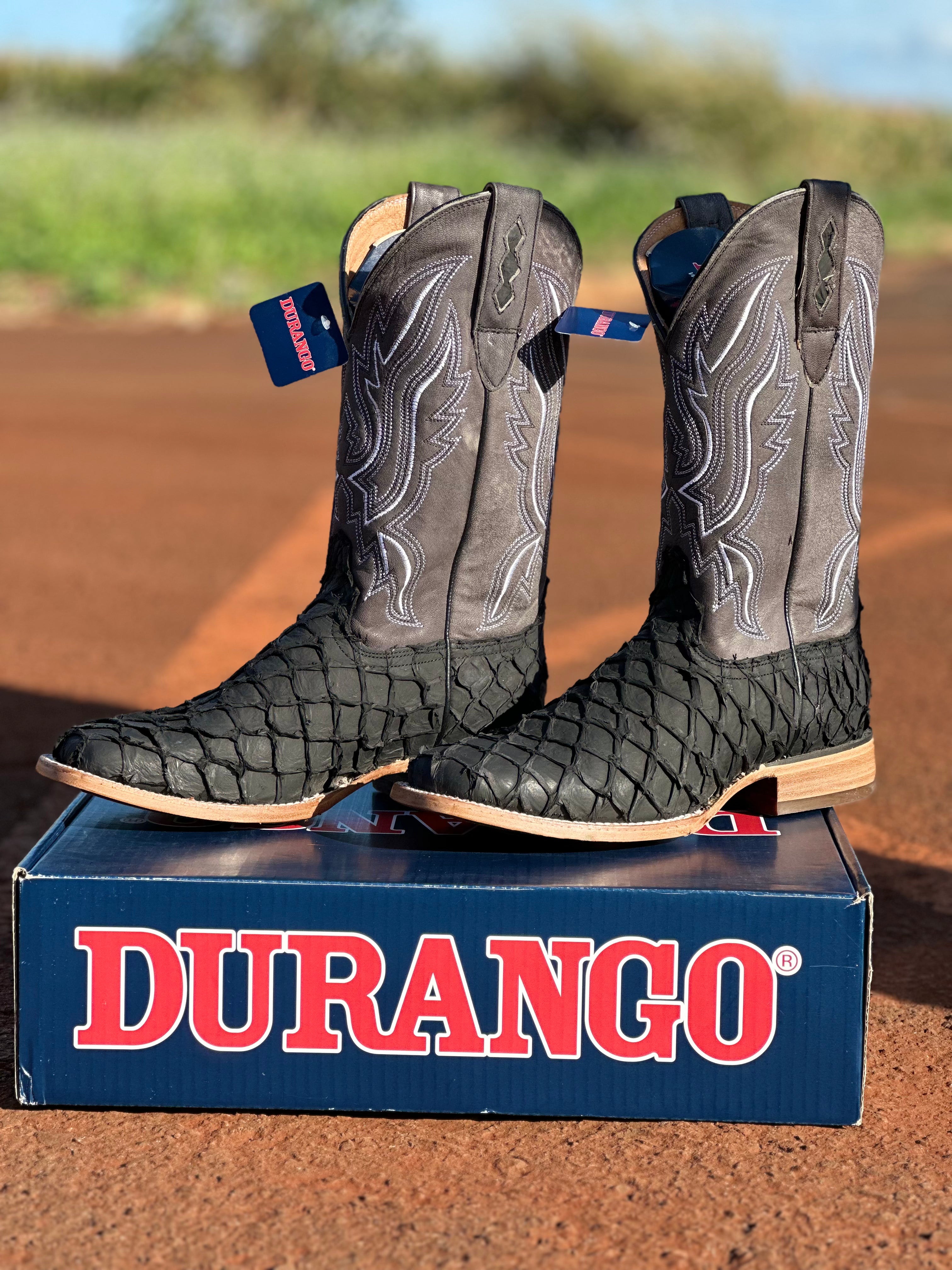 Bota Durango Exótica Couro de Pirarucu D0381