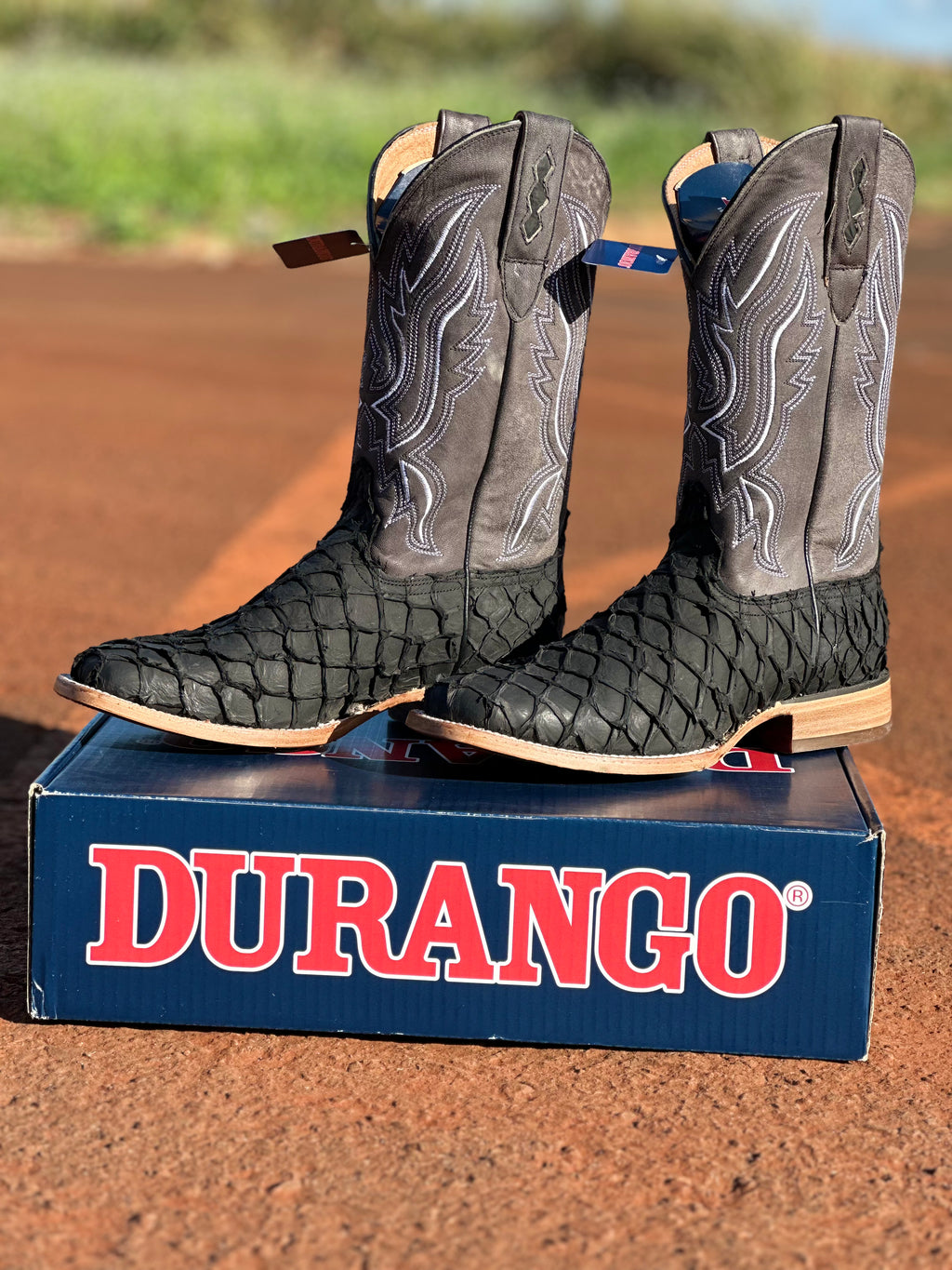 Bota Durango Exótica Couro de Pirarucu D0381