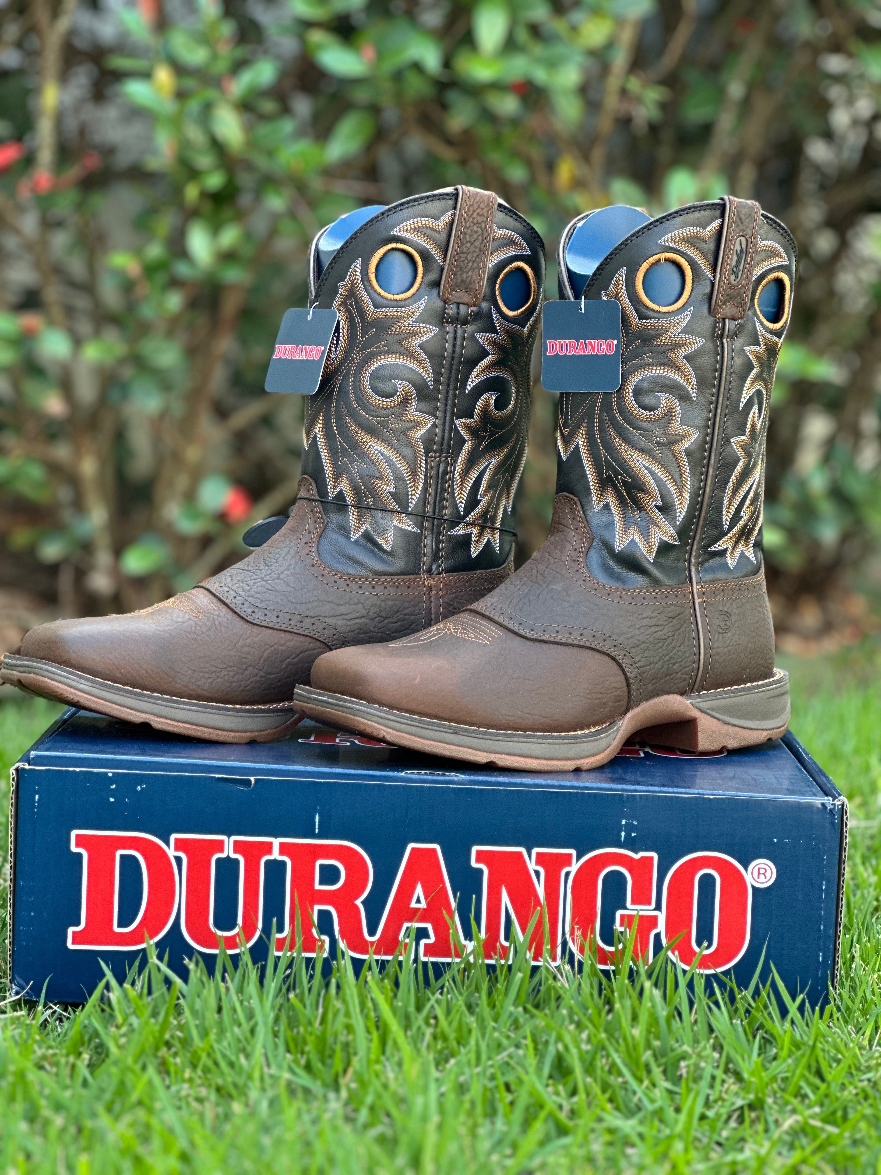 Bota Durango Rebel, Marrom Tabaco — D0499