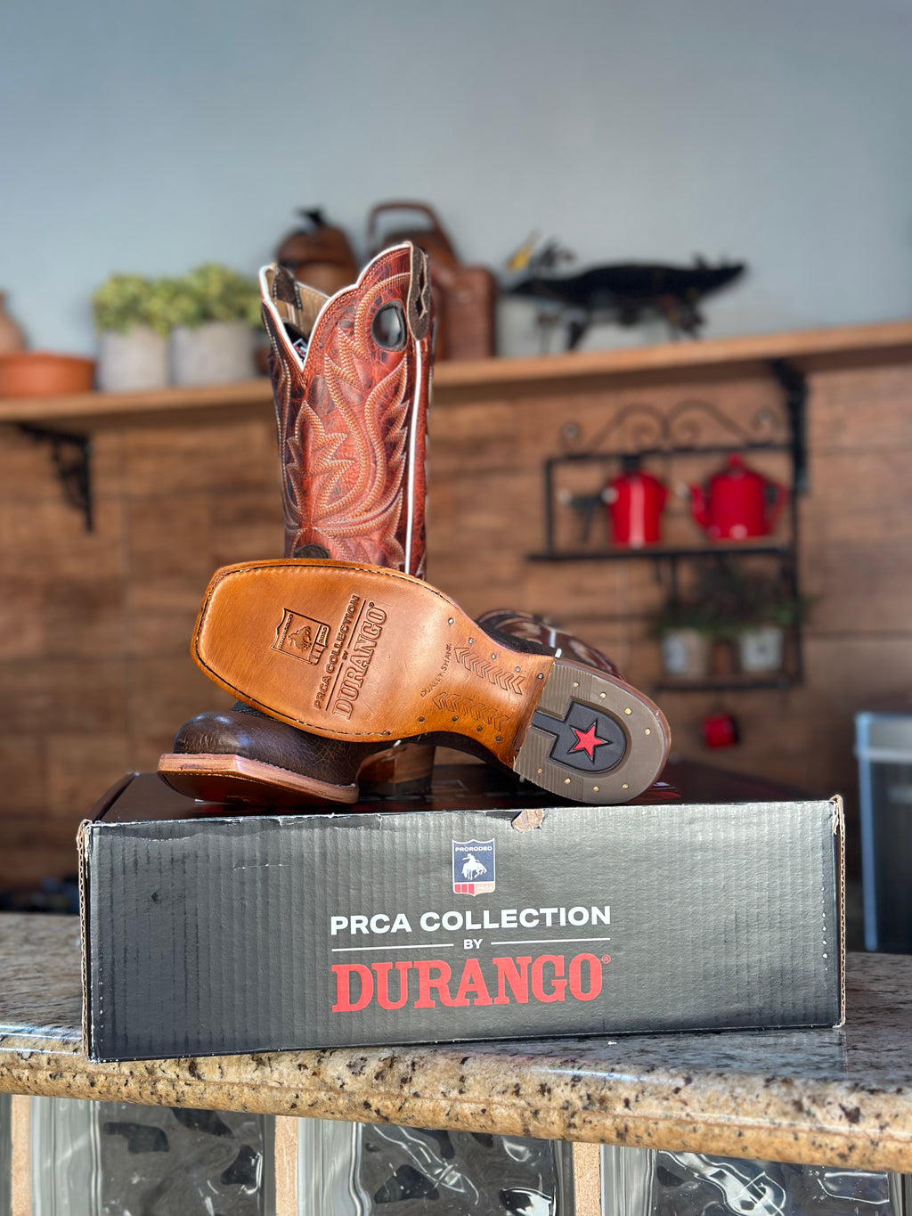 Bota Durango PRCA Solado Carrapeta