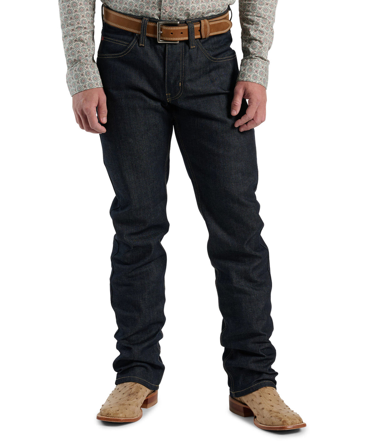 Calça Justin Classic Straight Leg, Unwashed