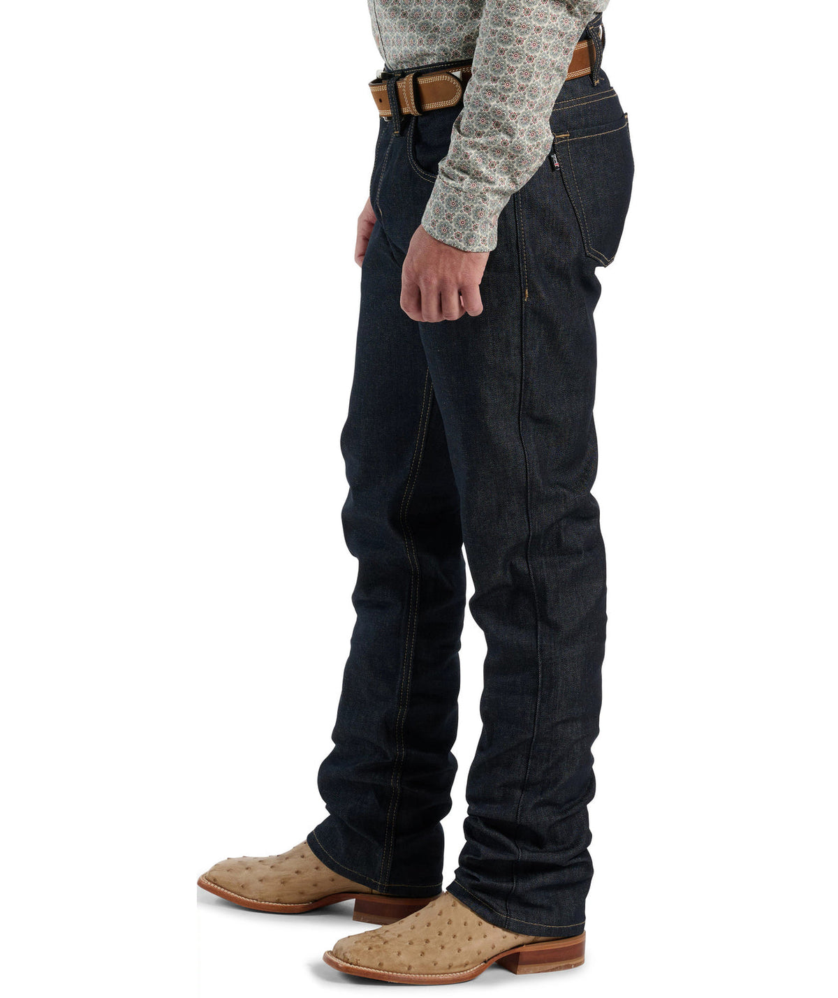 Calça Justin Classic Straight Leg, Unwashed