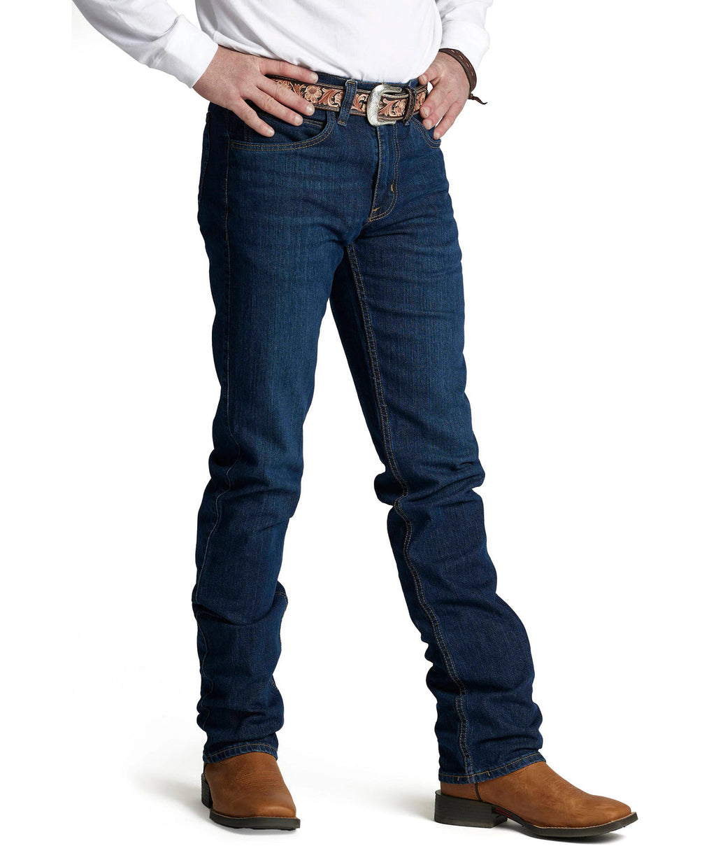Calça Justin Original Straight Leg, lavagem Dark Blue