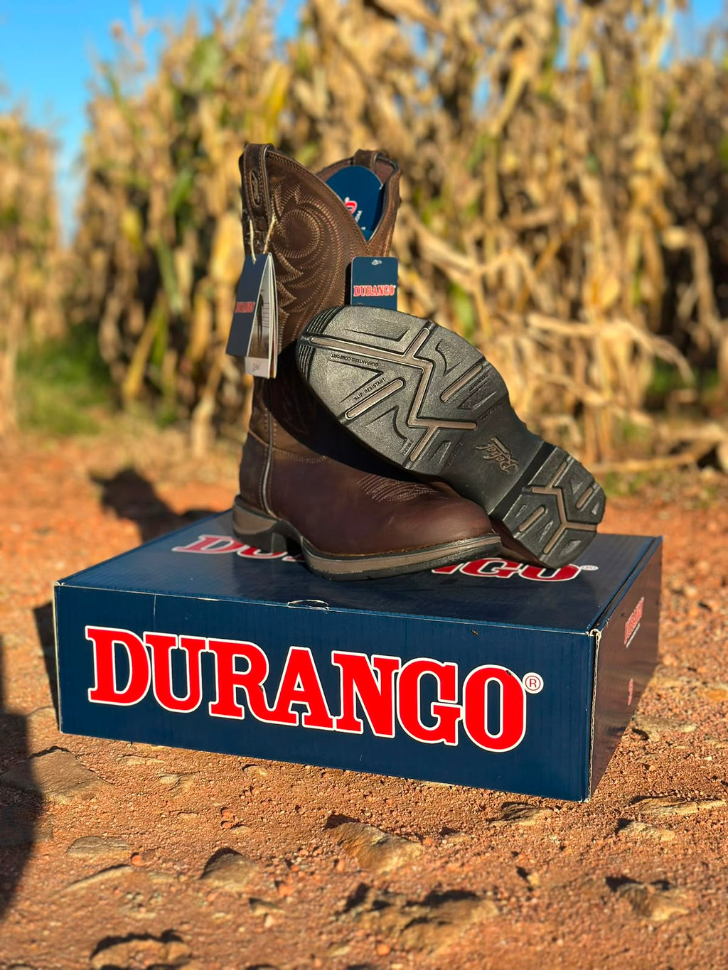 Bota Durango Rebel Chocolate (bico Redondo) — D5464