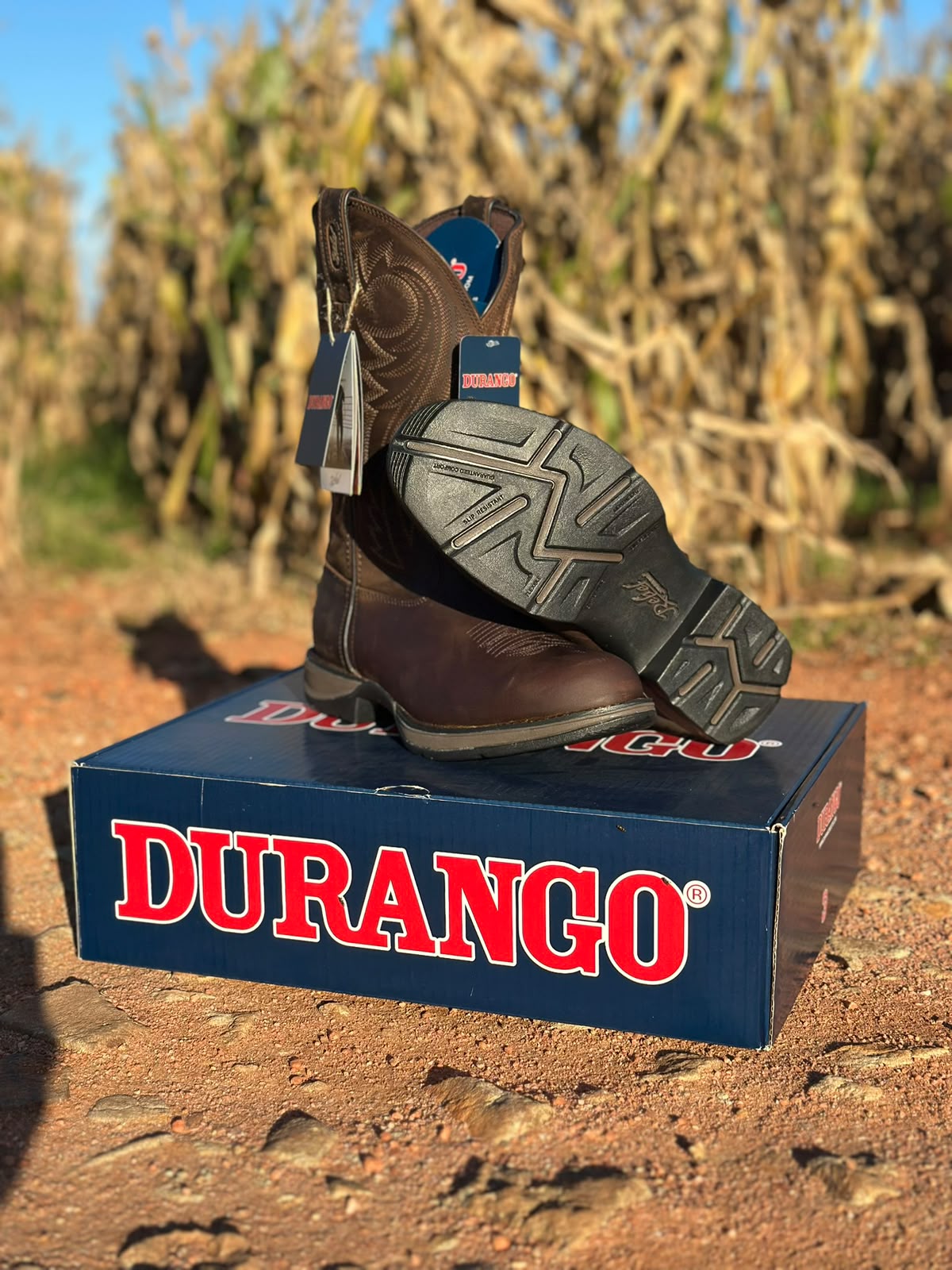 Bota Durango Rebel Chocolate (bico Redondo) — D5464