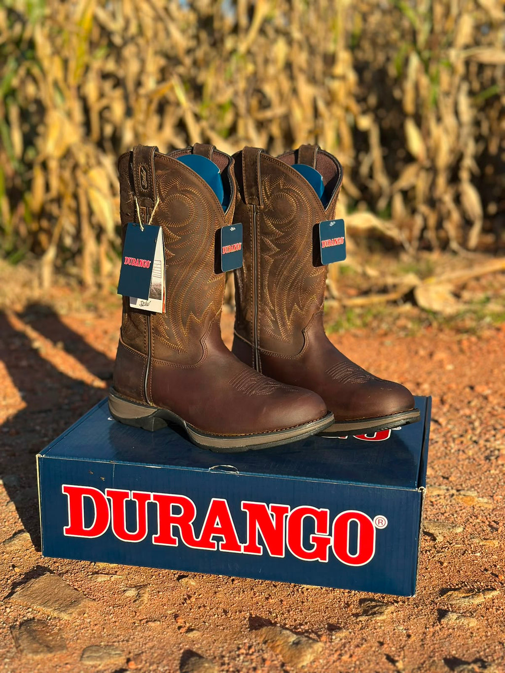 Bota Durango Rebel Chocolate (bico Redondo) — D5464