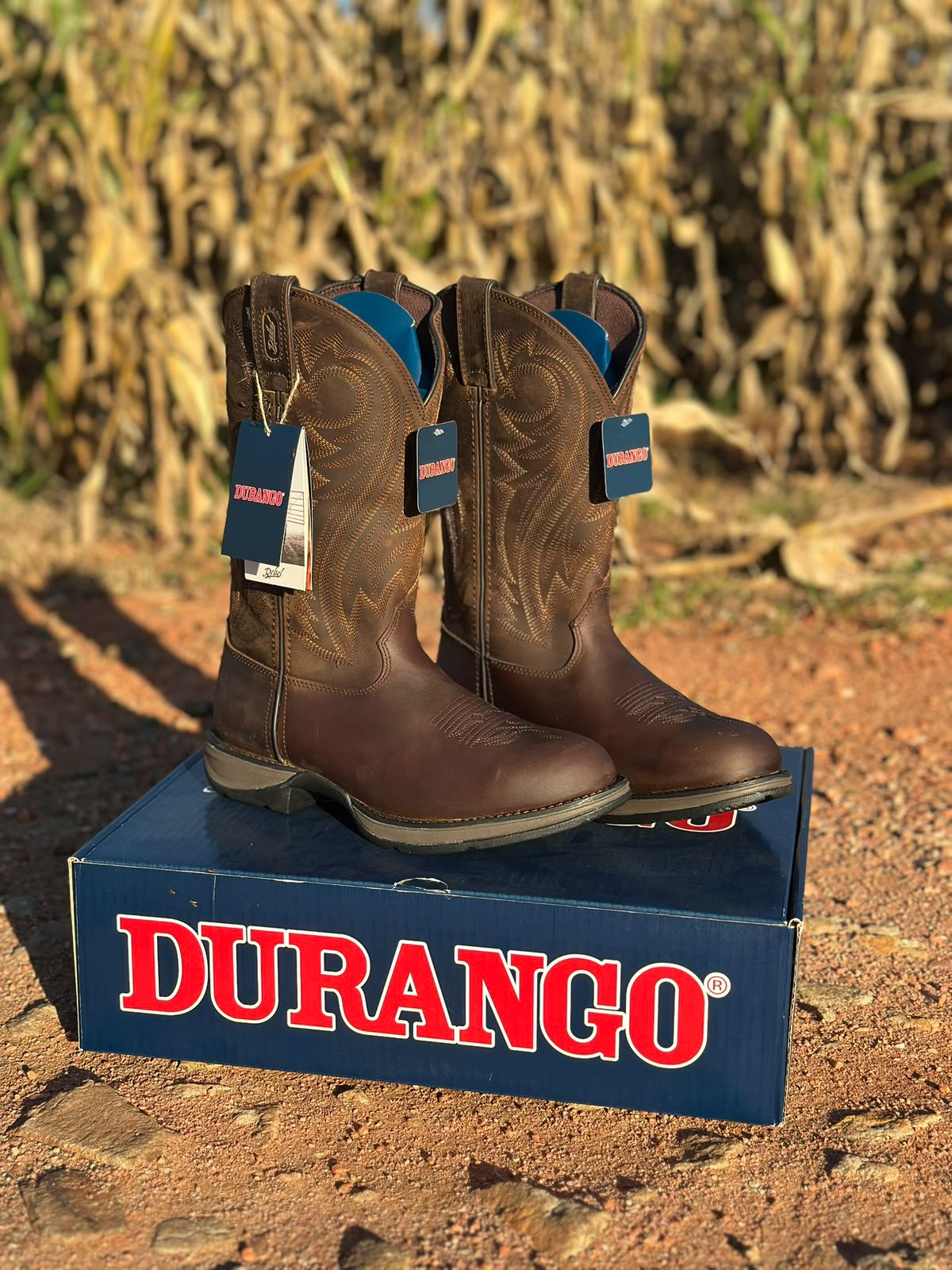 Bota Durango Rebel Chocolate (bico Redondo) — D5464