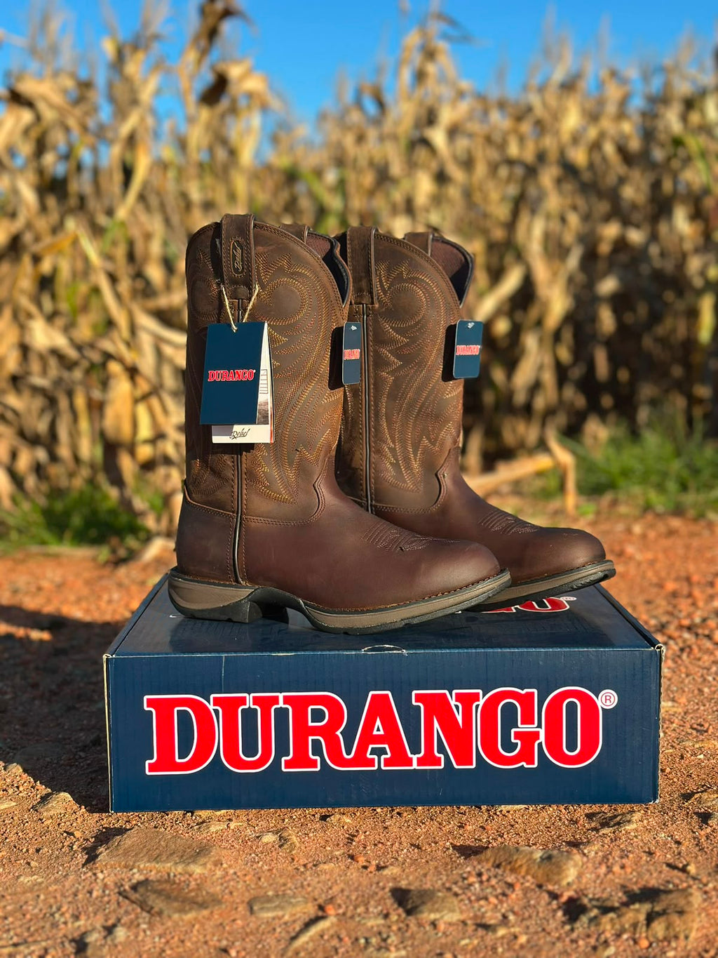 Bota Durango Rebel Chocolate (bico Redondo) — D5464