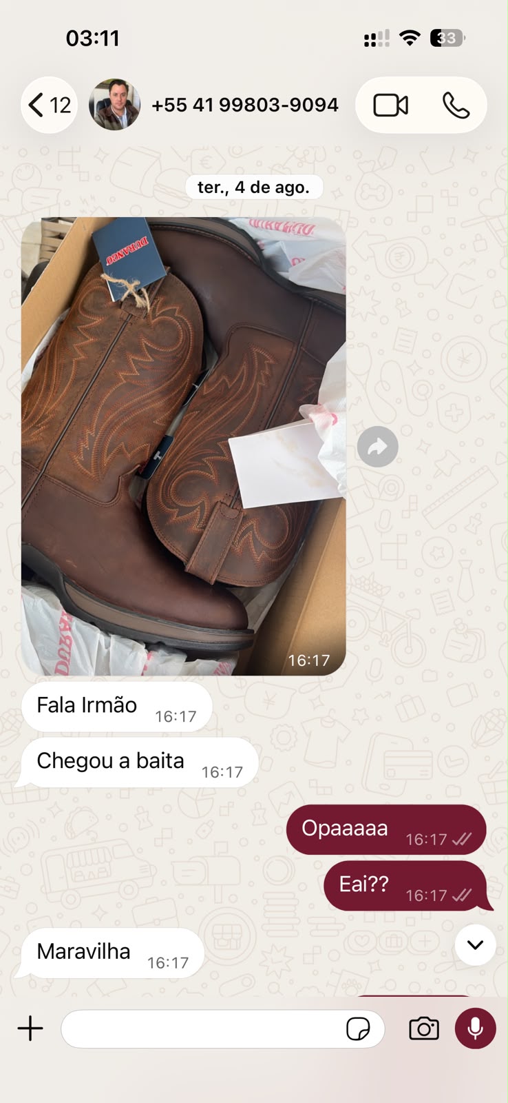 Depoimento de cliente