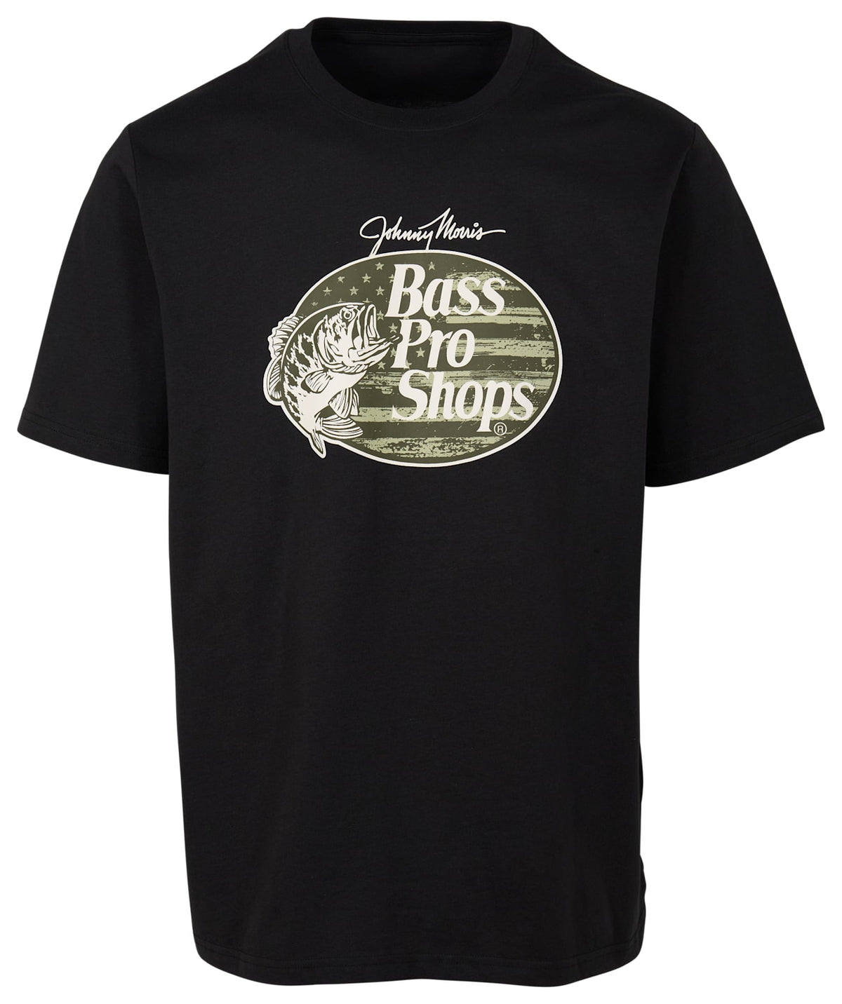 Camiseta Bass Pro Shops Flag-Filled Black frente