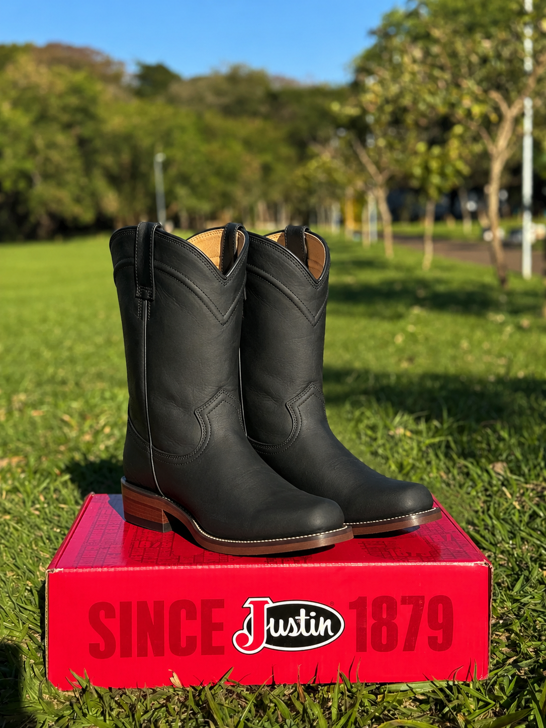 Bota Justin Roper Preto J3741