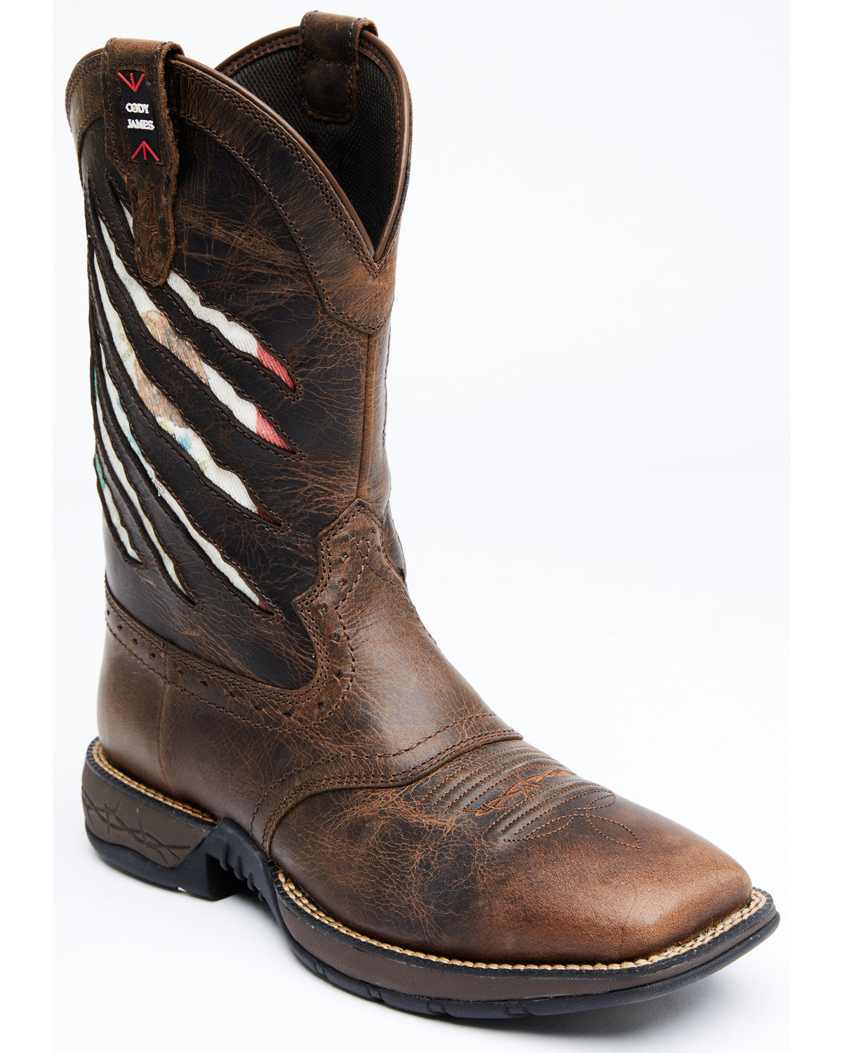 Bota Cody James Scratch Mexico Flag