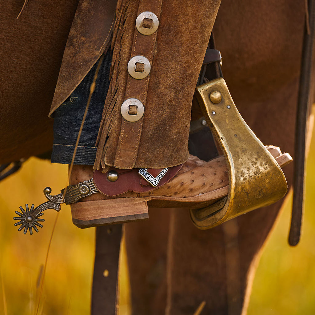 Bota Durango PRCA Avestruz Antiqued Saddle
