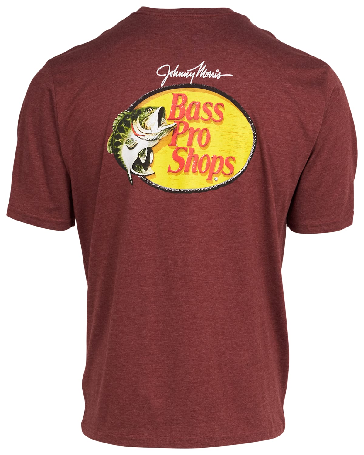 Camiseta Bass Pro Shops Woodcut Maroon Heather