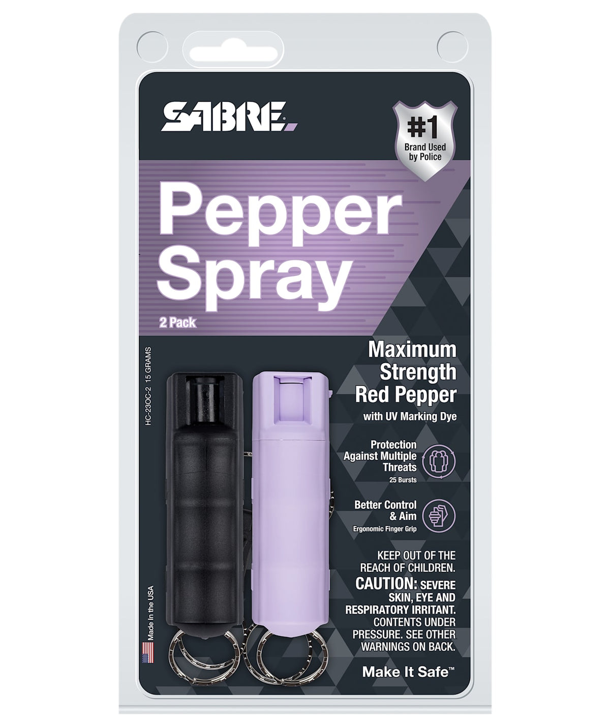 Spray de Pimenta Sabre Red com Chaveiro - foto 2