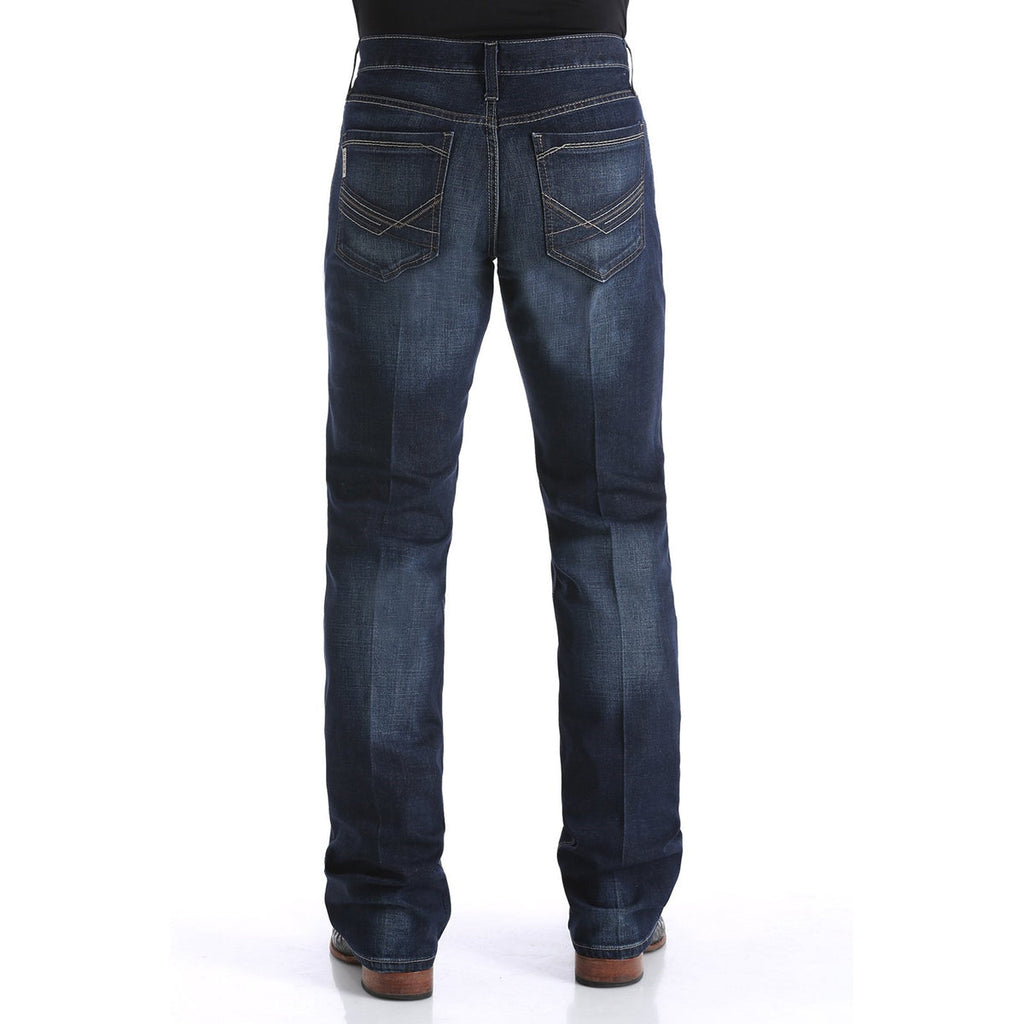 Calça Jeans Cinch Ian Slim Fit Boot Cut, vista traseira